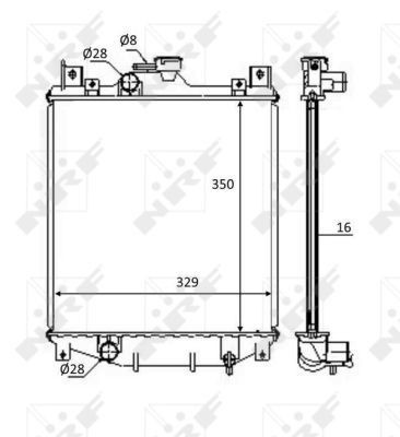 Radiator NRF 59083