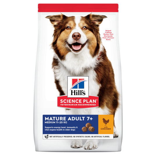 Hill´S Dog Mature Med Chicken 14Kg