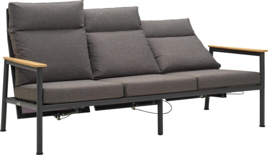 Brafab Gordon 3 seters sofa Antracit/Soft Dawn 199 x 89 x 109 cm Grå