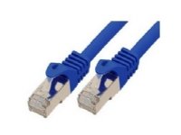 BASIC-S Patchkabel S/FTP PIMF Rohkabel Cat.7 blau 0,5m