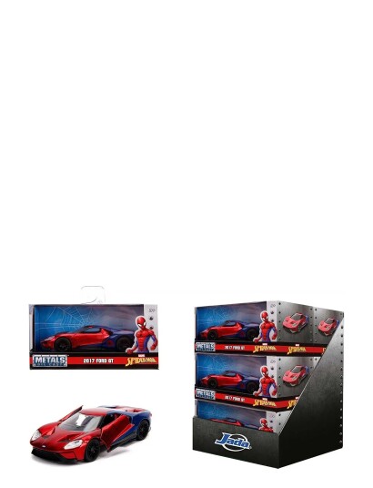 Jada Toys Marvel Spider Man 2017 Ford GT 1:32 Red Jada Toys Marvel Spider Man 2017 Ford GT 1:32 Red
