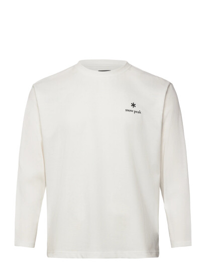 SNOW PEAK Nsd Logo L/S T-Shirt - White - XXL