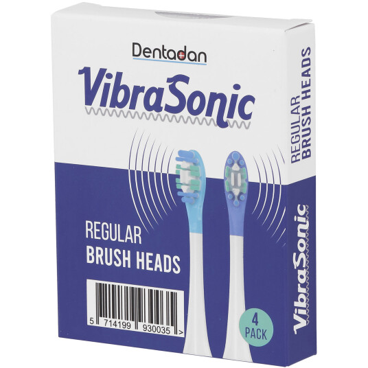 Dentadan VibraSonic børstehoder Regular 4 pcs.