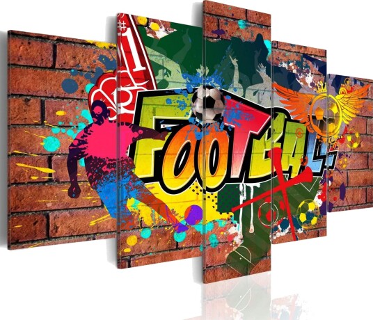Bilde Soccer Graffiti 100x50 Artgeist sp. z o. o.