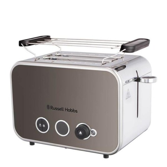 Russell Hobbs Distinctions 2-skivers Brødrister med Løftefunksjon Titanium 26432-56 Rustfritt Stål Russell Hobbs Distinctions 2-skivers Brødrister med Løftefunksjon Titanium 26432-56 Rustfritt Stål