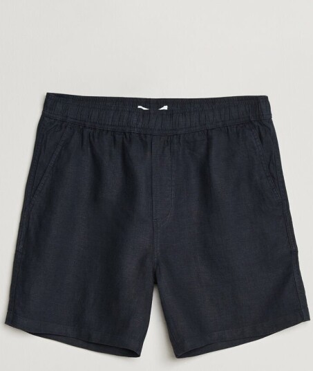 Samsøe Samsøe Jabari Linen Drawstring Shorts Salute Navy Samsøe Samsøe Jabari Linen Drawstring Shorts Salute Navy