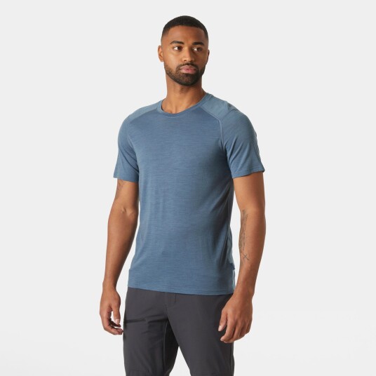 Helly Hansen HH Durawool T skjorte Herre Marineblå L