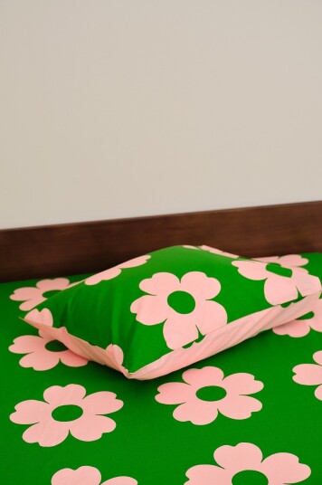 Jotex Putetrekk 50x70 Cm Grønn/rosa WERNER 221563302136