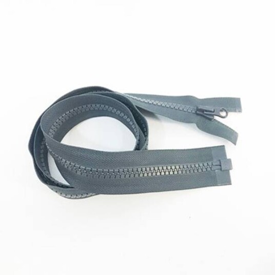 GLIDELÅS DELRIN 8 MM 90 CM 2 VEIS DELBAR MØRK GRÅ