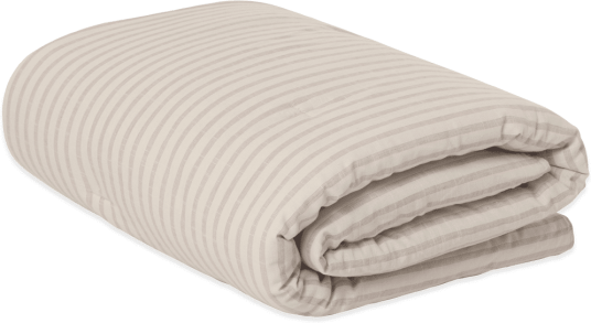 Garbo&Friends Stripe Mauve vattert pledd 100x140 cm