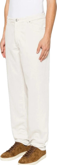 Brunello Cucinelli Herre Jeans Beige XL,