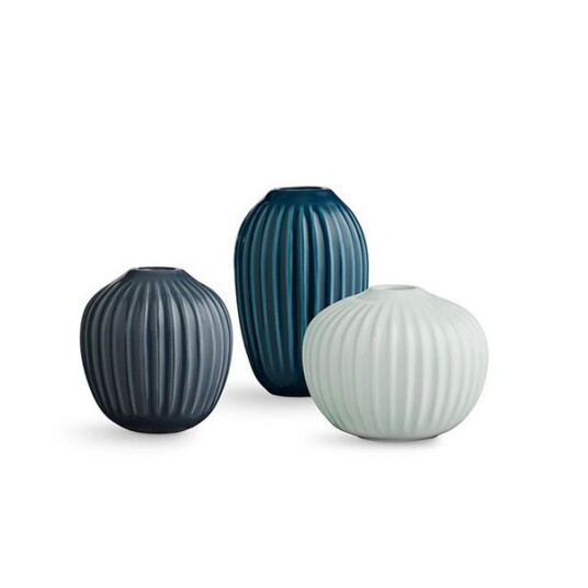 Kähler Hammershøi Vase Miniatyr 3-pk Green Kähler Hammershøi Vase Miniatyr 3-pk Green