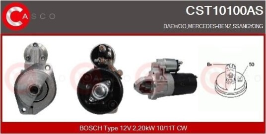 CASCO CST10100AS Starter CASCO CST10100AS Starter