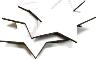 Magnetisk Lerret 4 Stk Stjerne 10 Cm