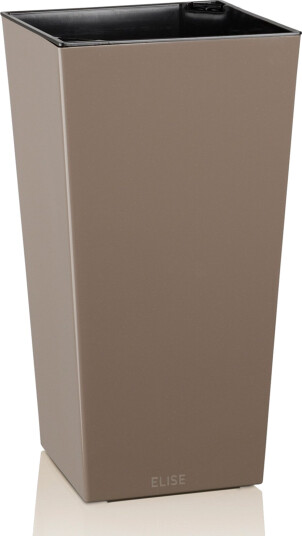 Potte Elise matt beige 15x15x26 cm