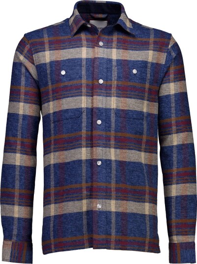 Bison Twill Check Heavy Shirt L/S NAVY XL Bison Twill Check Heavy Shirt L/S NAVY XL