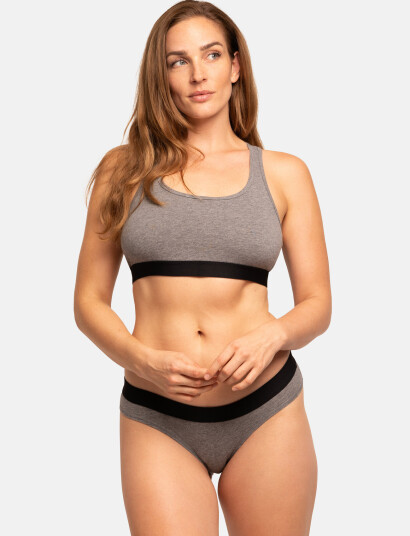 Danish Endurance Women"s Organic Cotton Bralette - Black - S Danish Endurance Women"s Organic Cotton Bralette - Black - S