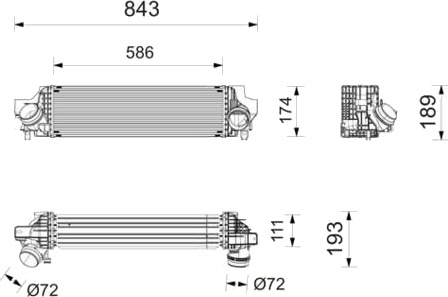 MAHLE CI 780 000P Intercooler