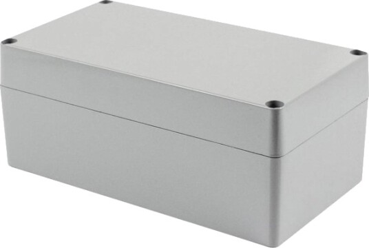 Hammond Electronics 1590Z155GY 221 × 120 × 91 mm Støpt Aluminium Grå Kabinett