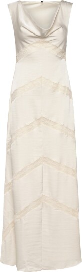 Vero Moda Vmcaro Sl Lace Detail Maxi Dress Wvn Exp   Cream   S