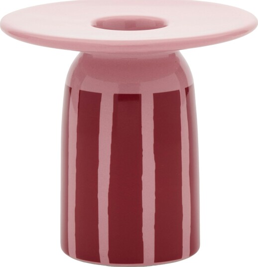 Marimekko Piccolo Lysestake Korallfarget Mørkerød 8 cm