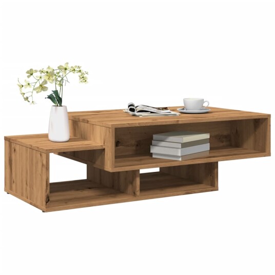 Salongbord artisan eik 105x55x32 cm konstruert tre 8721158440242