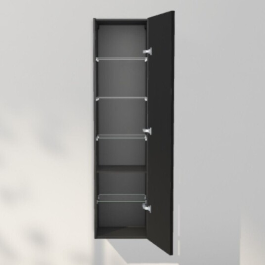 INR Iconic Nordic Rooms Sense 40/30 Høyskap Black oak / 30cm Høyre Hengslet