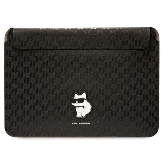 Karl Lagerfeld Saffiano Monogram Choupette 14" Laptopveske - Svart