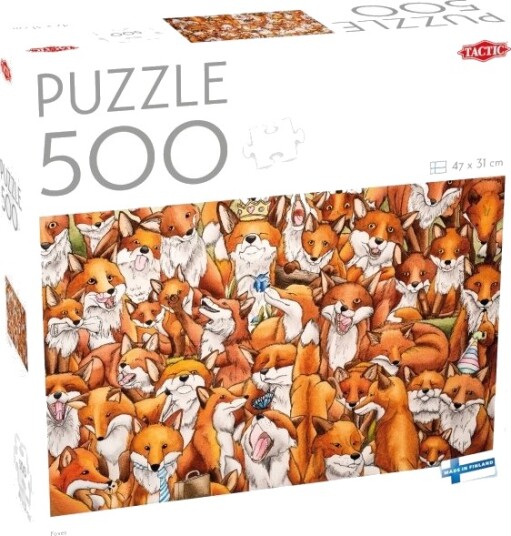 Tactic Puzzle Lovers Foxes 500 Pcs Puzzle