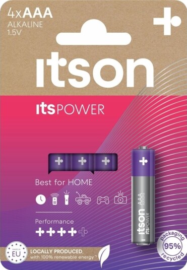 Itson På Sitt Power-Batteri Alkalisk Lr03ipo/4Cp LR03IPO/4CP Itson På Sitt Power-Batteri Alkalisk Lr03ipo/4Cp LR03IPO/4CP