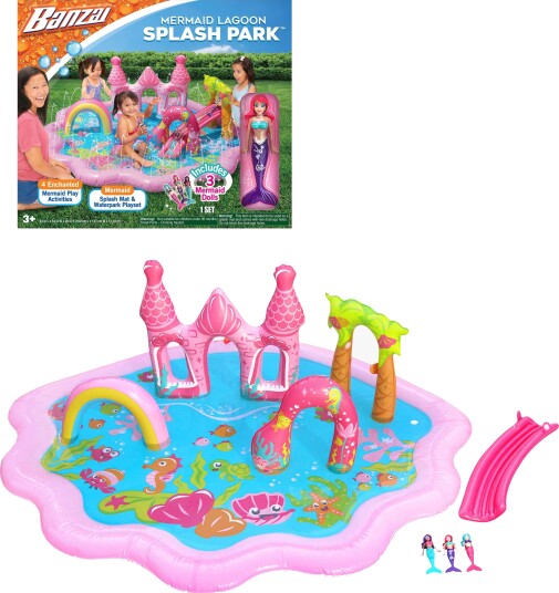 Amo Toys Oppblåsbar Vannlekepark Havfrue 135360