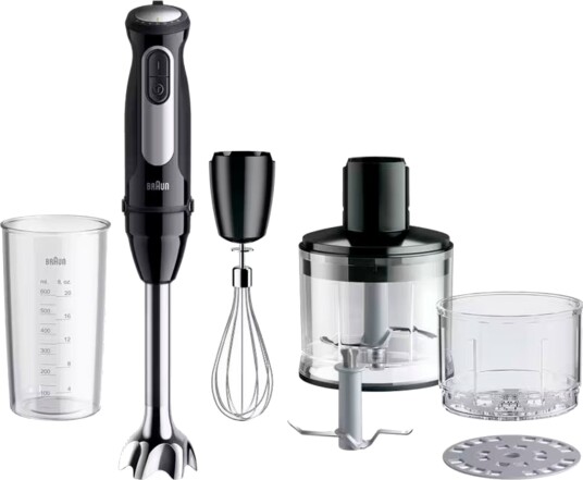 Braun MultiQuick 5 Pro Stavmikser 1000W Isknuser Sort MQ55
