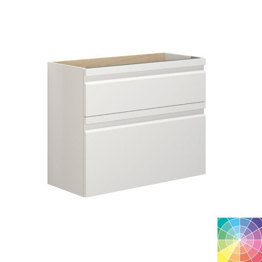 Dansani Inzo Servantskap 2sk B60-80xh64xd35cm, Slim - Integrert NCS Farge / 80cm