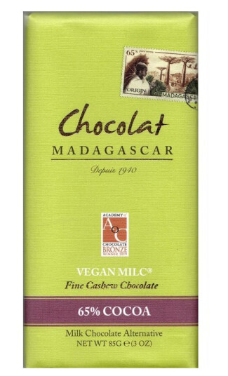 Chocolat Madagascar Vegan with Cashew 65%