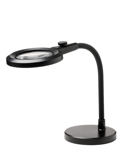 Magni portabel oppladbar bordlampe med forstørrelsesglass - Svart Magni portabel oppladbar bordlampe med forstørrelsesglass - Svart