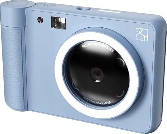 HANIN Z1 digitalt instantkamera – 5 MP, Bluetooth, ZINK-utskrift, 2,8" LCD – blå
