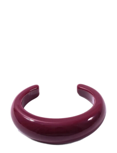 BUD TO ROSE Bond Bangle Resin Burgundy |Burgundy |One Size BUD TO ROSE Bond Bangle Resin Burgundy |Burgundy |One Size
