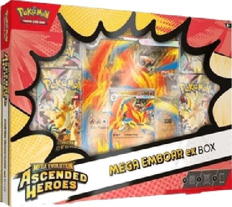 Pokemon Ascended Heroes: Mega Emboar ex Box Pokemon Ascended Heroes: Mega Emboar ex Box
