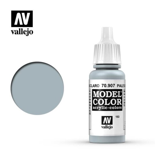 Vallejo Model Color 70.907 Pale Grey Blue 17ml – Akrylmaling for Modellbygging