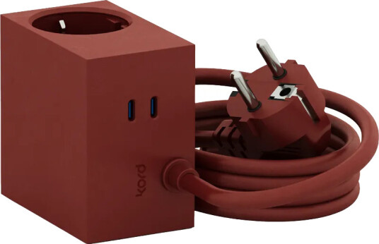 Kord Cuboid+ grenuttak USB C 30W 2 m Fired Brick Kord Cuboid+ grenuttak USB C 30W 2 m Fired Brick
