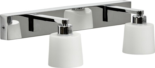 Ulvö 2 Vegglampe IP44 Bredde 40 Cm Krom