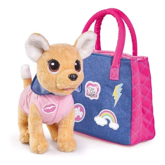 Chichi Love Plysjbamse MVeske 20cm Urban Hund
