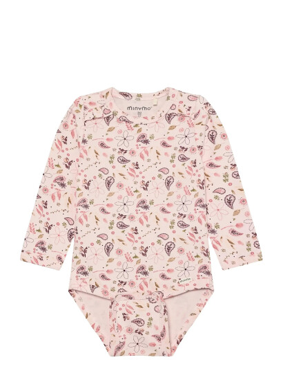 Minymo Body Ls Aop Pink 86
