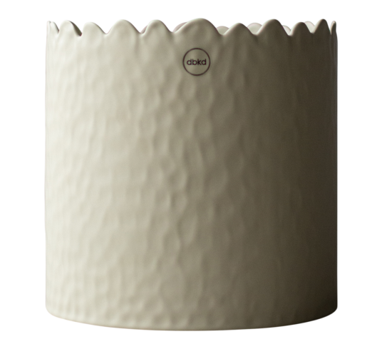 Dbkd Flowery krukke Ø20 cm Creme