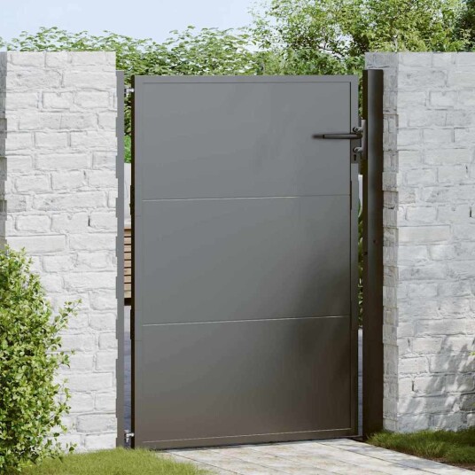 Hageport Svart 100 x 125 cm Pulverlakkert stål