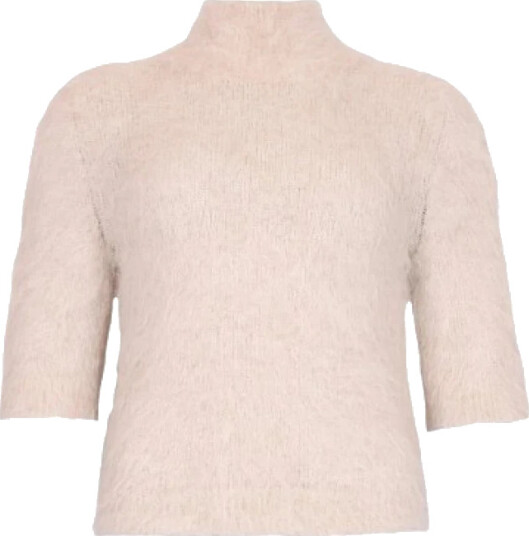 byTiMo Dame Strikkevarer Beige L,