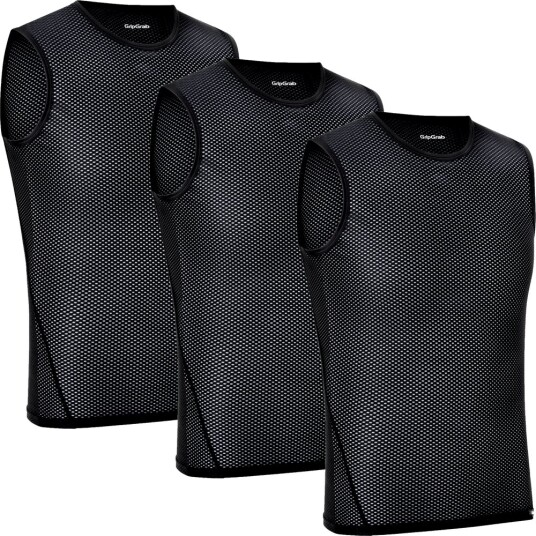 GripGrab 3pak Ultralight Mesh Superundertøy Trøye u/Ermer GripGrab 3pak Ultralight Mesh Superundertøy Trøye u/Ermer