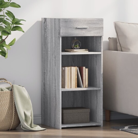 Skjenk grå sonoma 40x42,5x93 cm konstruert tre 8721102652202
