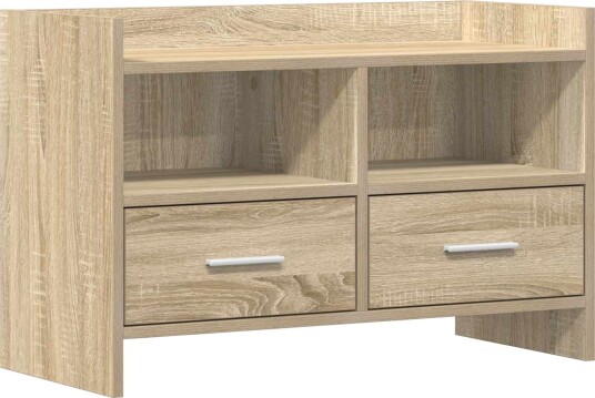 TV skap 71,5 x 33 x 47 cm Sonoma eik Konstruert tre TV skap 71,5 x 33 x 47 cm Sonoma eik Konstruert tre