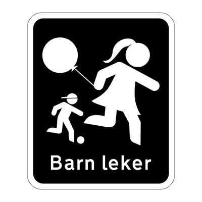 Jo Safety Barn leker skilt 6309056